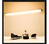 Néon Led 120CM 40W,4000LM Tube Led,Plafonnier Néon Tube Étanche IP65 Led Plafonnier Reglette,Néon Led Garage Plafonnier pour Atelier, Sous Sol, Salle de Bain, Bureau Eclairage, Blanc Chaud 3200K