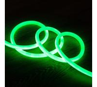 Néon Led Flexible 360º Rond Dimmable 120led/M 220v Ac Verte Ip67 Sur Mesure Coupe Tous Les 100cm 3 M