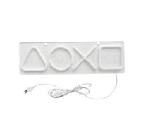 Neon LED Gaming Lampe - Acrylique Accessoire Gamer Décoration Chambre avec Dimmable ON OFF USB Enseigne Lumineuse pour Décor pour Salle de Jeu (Lampe Icônes Gaming)