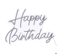 Néon LED ""Happy birthday"" 31x42cm - Atmosphera Créateur d'intérieur