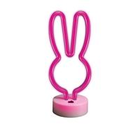 Néon-LED ROSA HASE HASE veilleuse Enseigne lumineuse Éclairage veilleuse USB ROSA