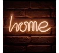 Néon mural à piles Home blanc chaud - Blanc chaud