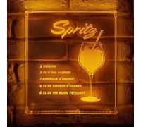 Néon mural USB recette du Spritz Ostaria - Orange Orange