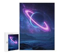 Neon Planet Landscape Puzzle 500 Pièces Educa Jouet en Bois Cadeau Unique Décoration Intérieure Jeu Éducatif Challenge Toy Adultes Et Enfants À Partir De 14 Ans 500 PCS