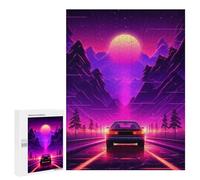 Neon Road Adventure Puzzle 1000 Pièces Educa Jouet en Bois Cadeau Unique Décoration Intérieure Jeu Éducatif Challenge Toy Adultes Et Enfants À Partir De 14 Ans 500 PCS