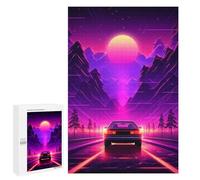 Neon Road Adventure Puzzle 1000 Pièces Educa Jouet en Bois Cadeau Unique Décoration Intérieure Jeu Éducatif Challenge Toy Adultes Et Enfants À Partir De 14 Ans 1000 PCS