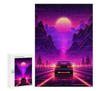 Neon Road Adventure Puzzle 1000 Pièces Educa Jouet en Bois Cadeau Unique Décoration Intérieure Jeu Éducatif Challenge Toy Adultes Et Enfants À Partir De 14 Ans 300 PCS
