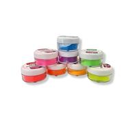 NEON SET - 8 pigments en poudre pour des effets Néon/Fluo de qualité, compatibles avec les résines époxy, les bougies, le slime et bien d'autres matériaux