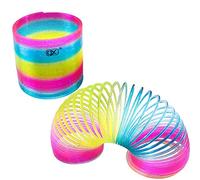 Neon Spiral Bobine de Printemps Cercle Arc en Ciel Ressorts Magiques Arc-en-Ciel Bobine Jouet Mini spirales Springs Jouet éducatif