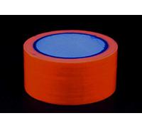 Neon UV active Glow in the Dark Neon Fluorescent Tape Gaffa 50Ã‚ mm X 10Ã‚ m Original Cloth Tape, orange, 50mm x 10m 1 Rolle by Uv-Elements