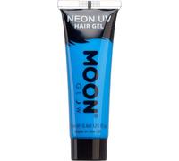 Neon Uv Hair Gel-Washable Temporary Dye-Point & Glow,Deep Blue,20ml (Pack Of 1)