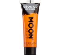 Neon Uv Hair Gel-Washable Temporary Dye-Point & Shine-Dark Orange,20ml (Pack Of 1)