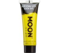 Neon Uv Hair Gel-Washable Temporary Hair Dye-Point And Glow,Dark Yellow,20ml (Pack Of 1)