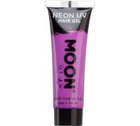 Neon Uv Hair Gel-Washable Temporary Hair Dye-Point & Glow,Dark Purple,20ml (Pack Of 1)