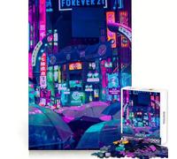 Neon Vibes V Puzzle de 1000 pièces pour Adolescents, Jouet d'entraînement cérébral, Loisir Facile, Assemblage d'image, Cadeau élégant (50x75cm)