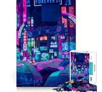 Neon Vibes V Puzzle de 1000 pièces pour Adolescents, Jouet d'entraînement cérébral, Loisir Facile, Assemblage d'image, Cadeau élégant (50x75cm)