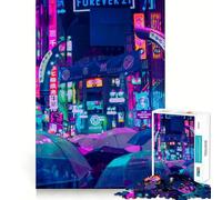 Neon Vibes V Puzzle de 1000 pièces pour Adultes, Casse-tête, évasion et Calme, Motif à Assembler, Cadeau de Noël (38x26cm)