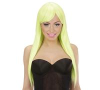 Neon Yellow Fashion WIG in Full Color PVC Box -