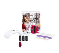 NEONAIL 21 Days Basic Starter Set Kit de Manucure Semi-Permenente Kits de décoration pour Pédicure Lampe LED 10W/36
