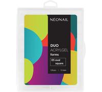 NEONAIL Duo Acrylgel Forms pochoirs ongles type 05 Oval Square 120 pcs