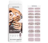 NEONAIL Easy On Gel Stickers Autocollants pour ongles avec une lampe UV/LED teinte M04 20 pcs