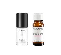 NÉONAIL Nail Prep 7,2 ml & Nail Prep Extra 10 ml Set - Dégraissant à Ongles - Déshydrateur Ongle - Ongles Degraissant - Nail Prep Déshydratant - Nail Dehydrator - Pour Vernis Gel UV Semi Permanent