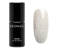 NÉONAIL NEONAIL Vernis Semi Permanent Pailleté 7,2 ml Vernis Gel UV Semi Permanent Argent Festival Dress Vernis à Ongles Gel Polish Gel UV Couleur Nail Art