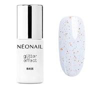 NEONAIL Vernis Semi-Permanent Base Coat 7,2 ml Gel UV Glitter Effect White Sparkle Vernis à Ongles Polish Nail Art
