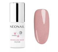 NEONAIL Vernis Semi Permanent Base Coat 7,2 ml Gel UV Semi Permanent Modeling Base Calcium Bubbly Pink Vernis à Ongles Gel Polish Gel UV Nail Art