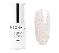 NEONAIL Vernis Semi Permanent Base Coat 7,2 ml Vernis Gel UV Semi Permanent Glitter Effect Base Nude Sparkle Base Vernis à Ongles Gel Polish Gel UV Nail Art