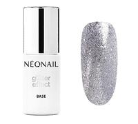 NEONAIL Vernis Semi Permanent Base Coat 7,2 ml Vernis Gel UV Semi Permanent Glitter Effect Base Silver Twinkle Base Vernis à Ongles Gel Polish Gel UV Nail Art
