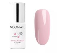NÉONAIL Vernis Semi Permanent Base Coat 7,2 ml - Vernis Gel UV Semi Permanent - Modeling Base Calcium Neutral Pink - Vernis à Ongles - Gel Polish - Gel UV - Nail Art