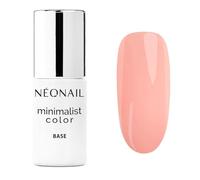 NÉONAIL Vernis Semi Permanent Base Coat 7,2 ml - Vernis Gel UV Semi Permanent - Pêche - Minimalist Color Base Peach Tone - Vernis à Ongles - Gel Polish - Gel UV - Nail Art
