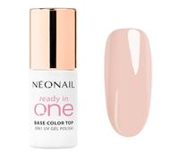 NÉONAIL Vernis Semi Permanent Couleur 7,2 ml - Vernis Gel UV Semi Permanent - Beige - One Apricot - Vernis à Ongles 3 en 1 - Base Coat - Top Coat - Gel Polish - Gel UV - Nail Art