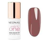NÉONAIL Vernis Semi Permanent Couleur 7,2 ml - Vernis Gel UV Semi Permanent - Beige - One Mocha Brown - Vernis à Ongles 3 en 1 - Base Coat - Top Coat - Gel Polish - Gel UV - Nail Art