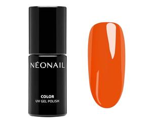 NÉONAIL Vernis Semi Permanent Couleur 7,2 ml - Vernis Gel UV Semi Permanent - Orange - Tangy Orange - Vernis à Ongles - Gel Polish - Gel UV Couleur - Nail Art