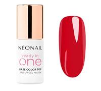 NÉONAIL Vernis Semi Permanent Couleur 7,2 ml - Vernis Gel UV Semi Permanent - Rouge - One Classic Red - Vernis à Ongles 3 en 1 - Base Coat - Top Coat - Gel Polish - Gel UV - Nail Art