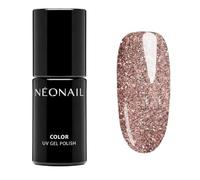 NÉONAIL Vernis Semi Permanent Pailleté 7,2 ml - Vernis Gel UV Semi Permanent - Rose - Glow the Day - Vernis à Ongles - Gel Polish - Gel UV Couleur - Nail Art