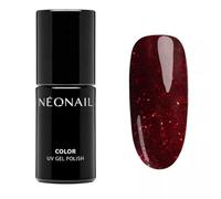 NEONAIL Vernis Semi Permanent Pailleté 7,2 ml Vernis Gel UV Semi Permanent Rouge Alizee Vernis à Ongles Gel Polish Gel UV Couleur Nail Art
