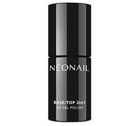 NÉONAIL Vernis Semi Permanent Top Coat 7,2 ml - Vernis Gel UV Semi Permanent - Base/Top 2in1 - Base Vernis à Ongles - Gel Polish - Gel UV - Nail Art