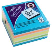Neonmix 15847 Lot De 450 Notes Adhésives Bleu Arc-En-Ciel 76x76 Mm
