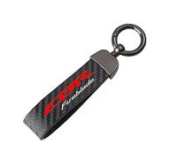 NEOOX Porte-clés en Cuir de Fiber de Carbone de Moto pour Honda CBR Fireblade CBR1000RR CBR Fireblade 2008-2017 (Noir, Normal)