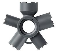 Neoperl cache Universal clé 01455094 gris foncé, M 22, M 24, M 28, cache TT / TJ / JR / STD / TF