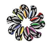 Neoprene Iron Headcovers 10pcs Set | Cartoon Design with Number Markers 4 5 6 7 8 9 P S A X | Protective Head Covers for Sport Bags/Training/Gifts (Sea Animal Type)