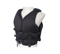 Neoprene Life Vests High Buoyancy Flotation, Water Rescue Safety Life Vest for Adult Fishing, Kayaking, Canoeing, Jet Ski, Rafting, Sailing, Windsurfing, Swimming, Boating(Black,XL)