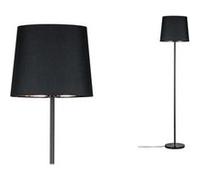 Neordic Lampadaire Enja E27 max. 20W Noir#Cuivre Tissus#Marbre#Métal Noir G