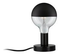 Neordic Lampe à poser Haldor E27 max. 60W Noir Métal Noir G