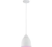 Neordic Luminaire en suspension Hilla E27 max. 40W Blanc gradable Métal Blanc G