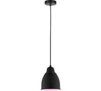 Neordic Luminaire en suspension Hilla E27 max. 40W Noir gradable Métal Noir G