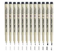 Neoreser 12 Pcs Feutre, Feutres Dessin, Stylo Feutre Pointe Fine, Idéal pour Le Dessin Technique d'Illustration d'Artiste, Les Documents De Bureau, Le Scrapbooking, Le Manga